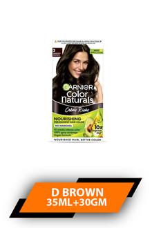 Garnier Color Natural D Brown 3 35ml+30gm